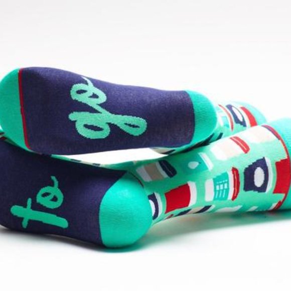 Espresso Yourself Crew Socks - Picture 2 of 3